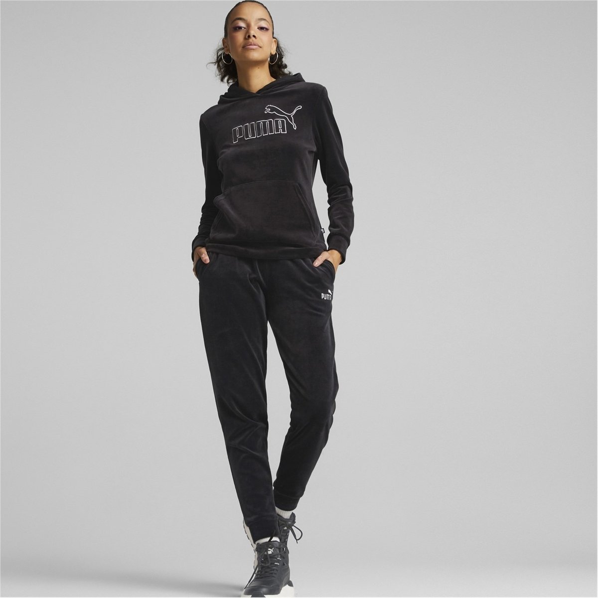 Puma womens clearance velour tracksuit