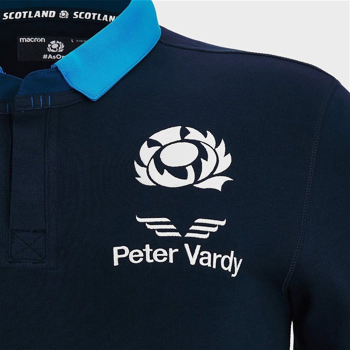 Scotland 22/23 Home S/S Classic Kids Rugby Shirt