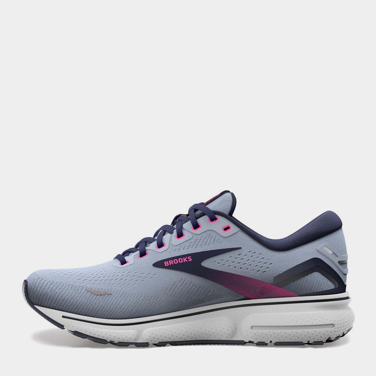 Brooks Ghost 15 Womens Running Shoes Blue Pink 105.00