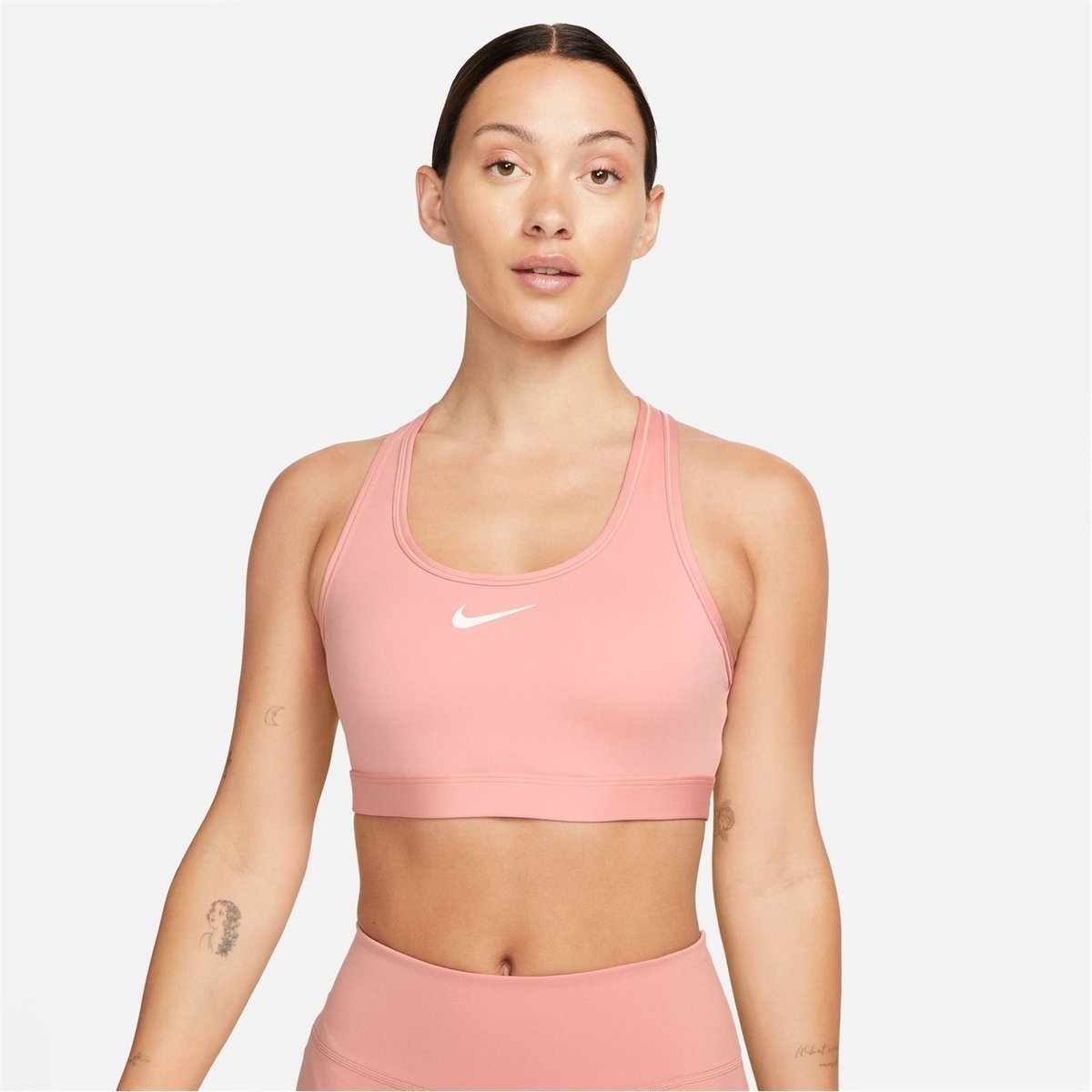 Nike Swoosh Fly High-Support Non-Padded Mesh-Back Sports Bra
