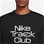 Dri FIT Hyverse Track Club Mens Short Sleeve Running Top