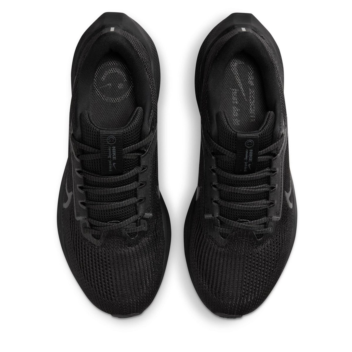 Black nike trainers on sale running