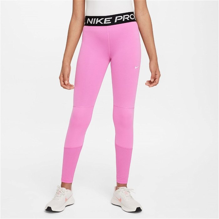 Nike, Pro Legging Jn99, Pink/White