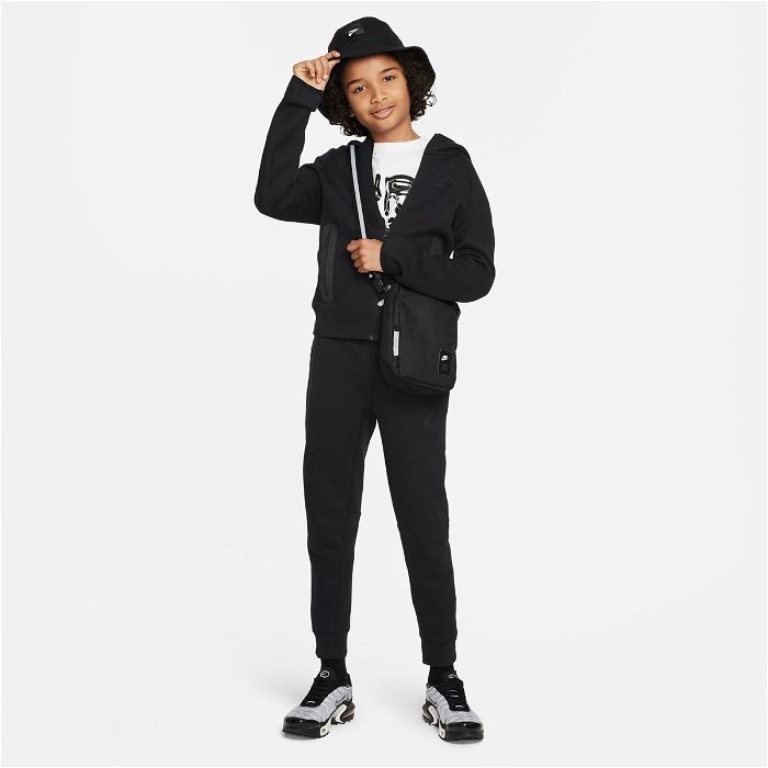 Nike Sportswear Tech Fleece Big Kids Full Zip Hoodie Black, £65.00