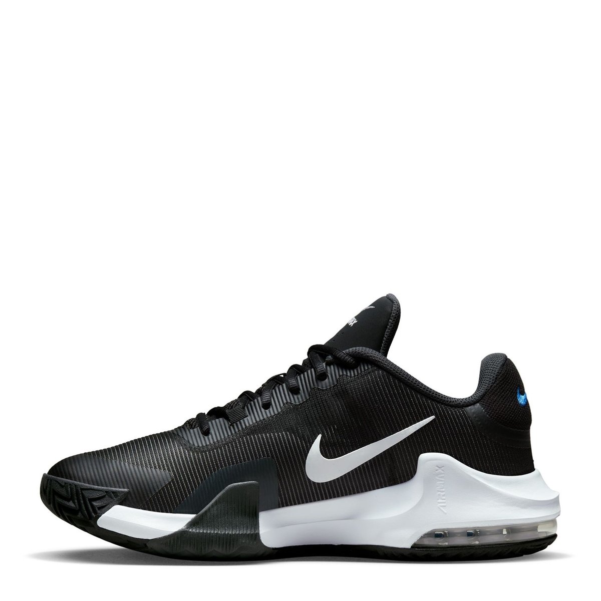 Nike Air Max Impact 4 Mens Basketball Shoes Black White 73.00