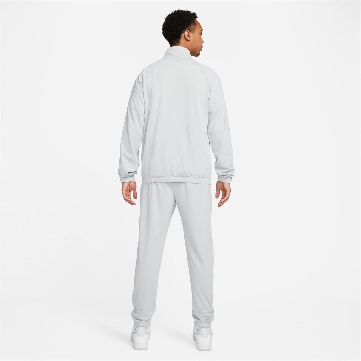 Grey and white nike 2024 tracksuit