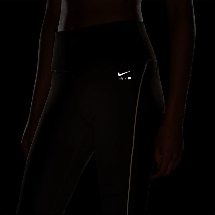 Nike Air Fast Womens Mid Rise 7 8 Length Running Leggings Baroque