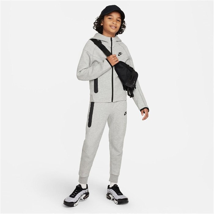 Nike, Sportswear Tech Fleece Big Kids' Full-Zip Hoodie