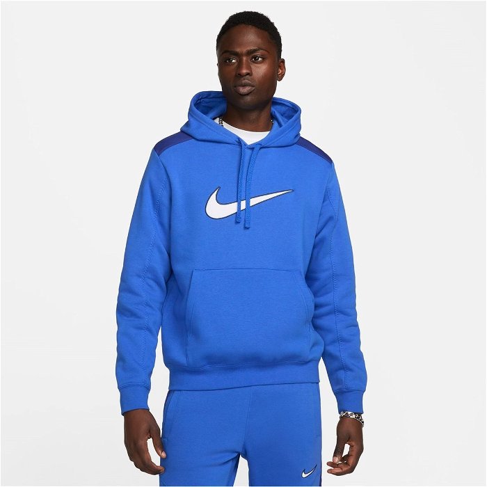 Nike NSW Sport Fleece Hoodie Mens Royal Blue, £49.00