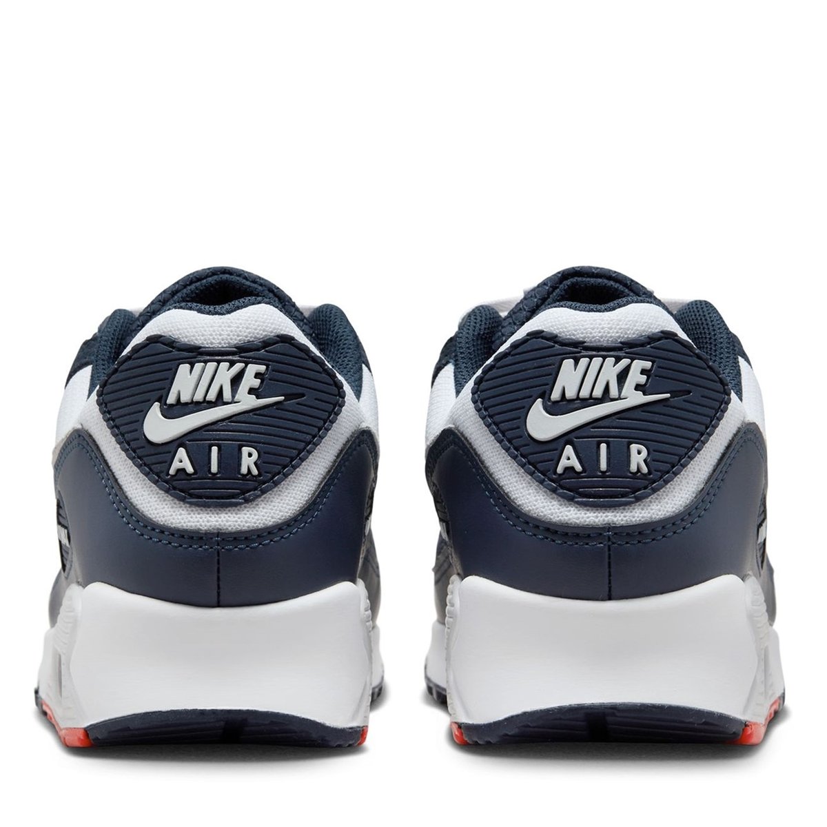 Mens nike air max 90 blue clearance and white