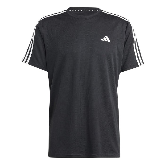 3 Stripe Essentials Training T Shirt Mens