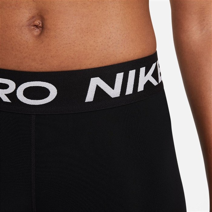 Nike Pro Womens Mid Rise Mesh Panelled Leggings Black, £33.00