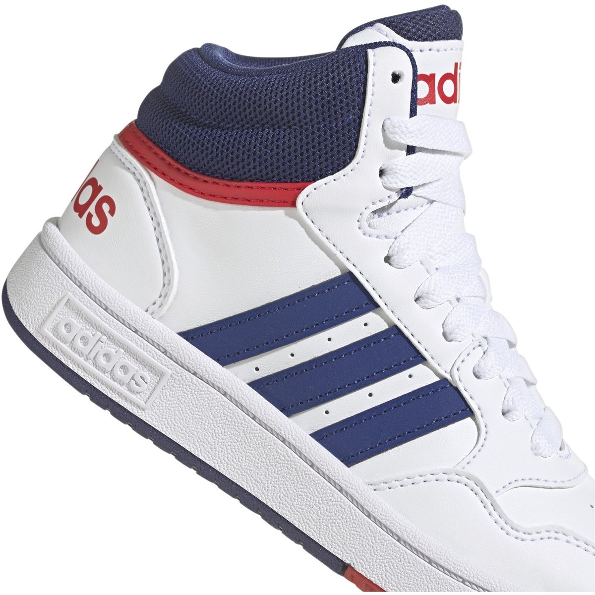 White adidas deals high tops