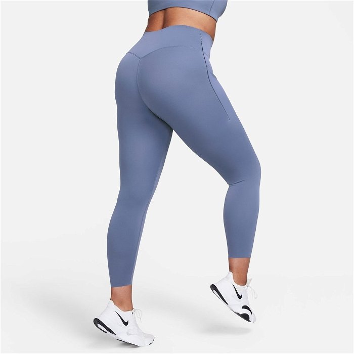 Nike Universa High Waist Leggings w/ Pockets Women's Small $110 DQ5996 328  Blue