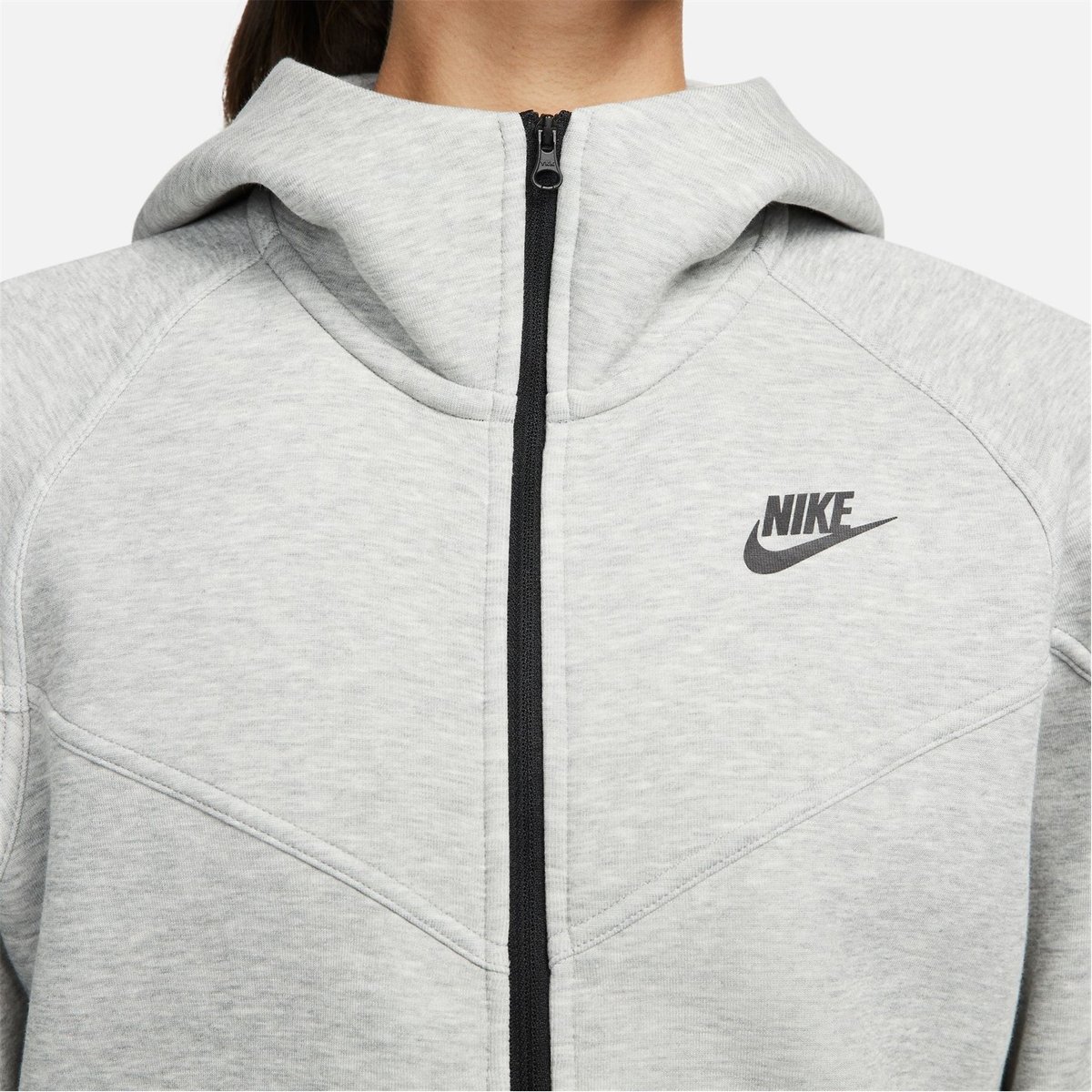 Nike Women's Sportswear Tech Fleece Full-Zip Hoodie Cream DD5624-206 sale Size Small