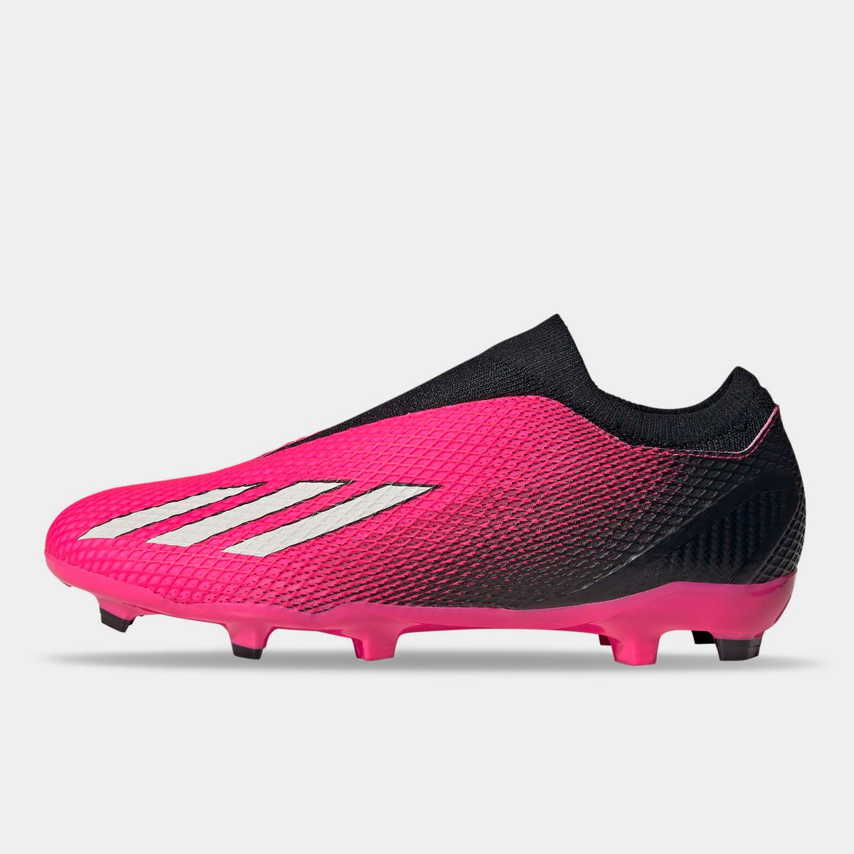 Pink and black store football boots