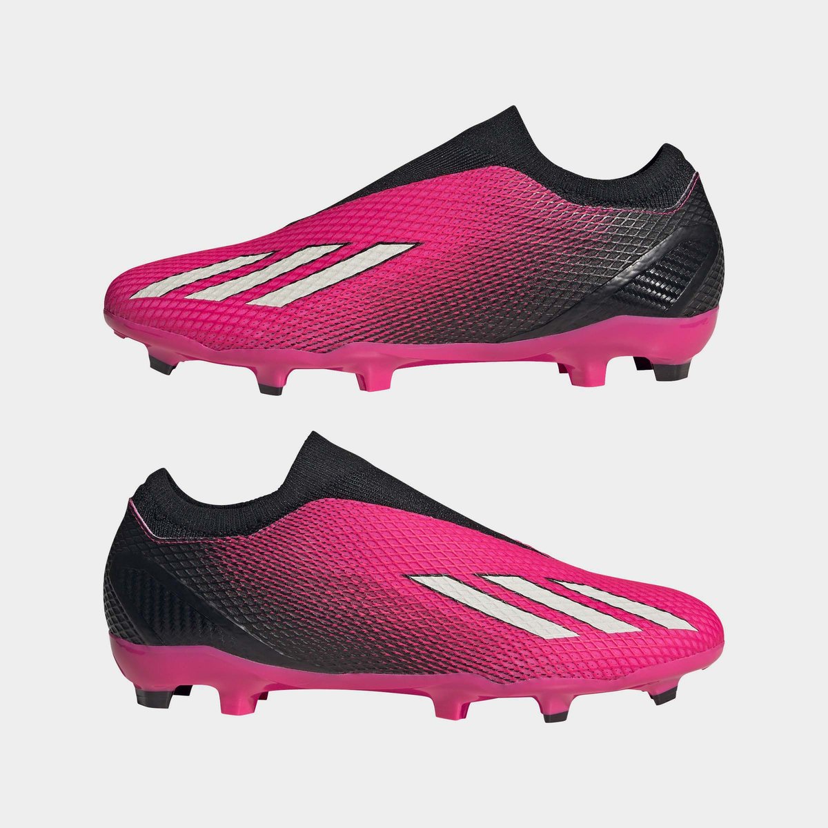 Pink and white adidas hotsell football boots