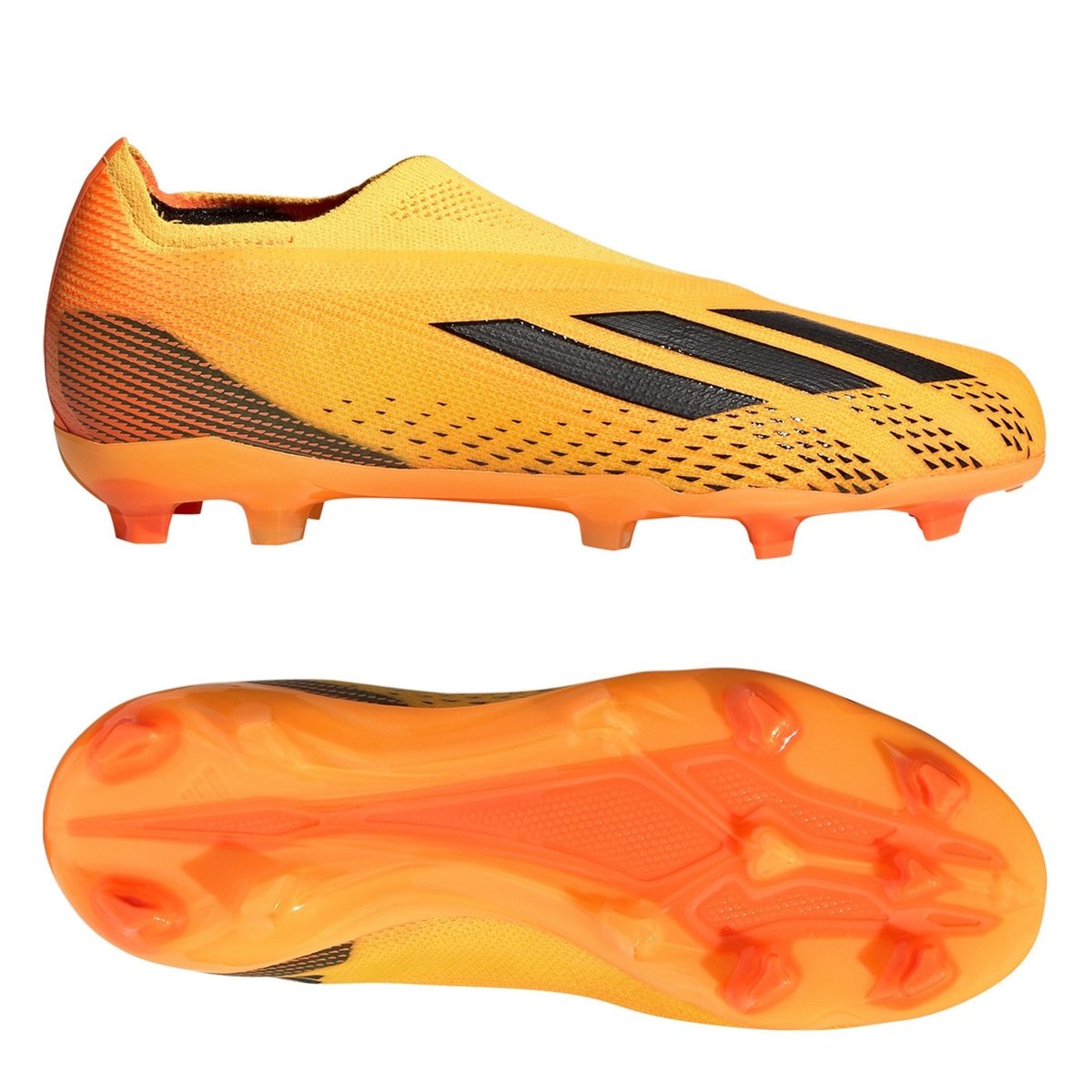 Orange kids football boots online