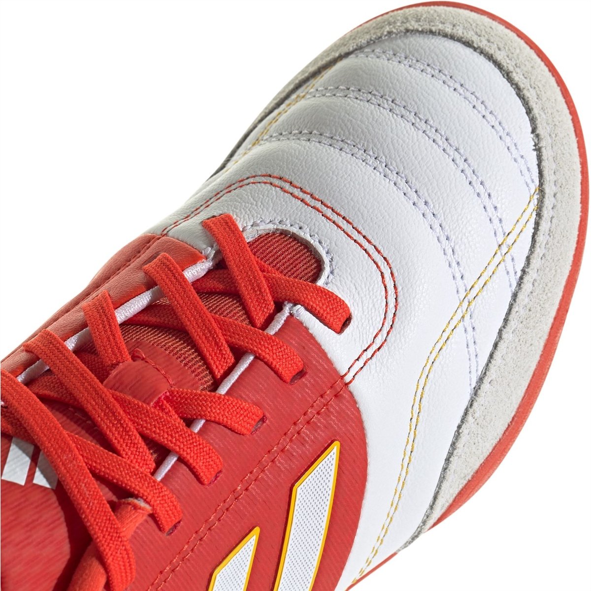 Orange adidas indoor deals soccer shoes