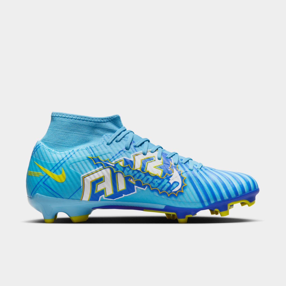 Nike mercurial superfly 2024 blue and white