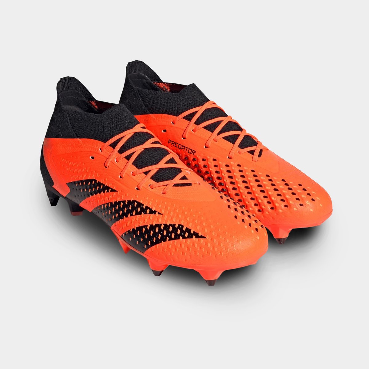 Adidas orange and black hotsell football boots