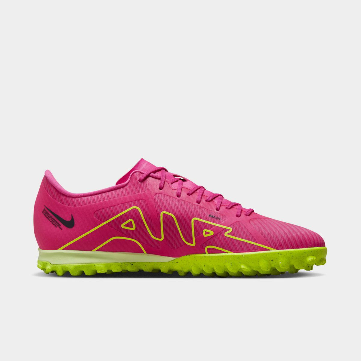 Nike Mercurial Vapor Academy Astro Turf Football Boots Pink/Volt, £60.00