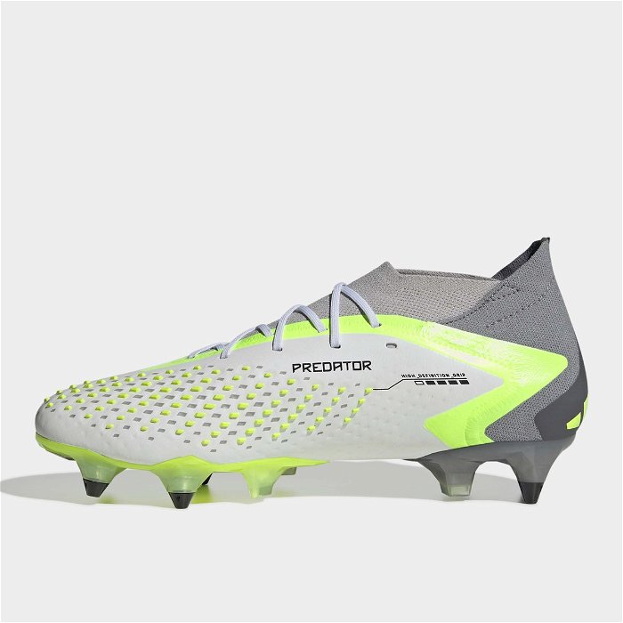 adidas Predator Accuracy.1 Soft Ground Football Boots Wht/Blk/Lemon, £160.00