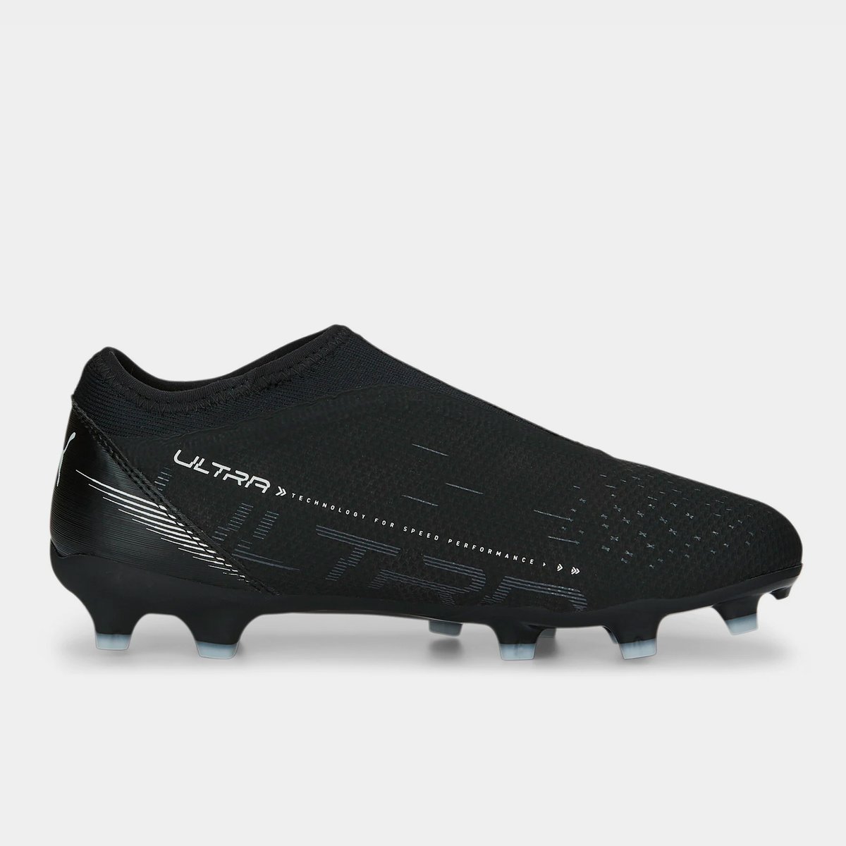 Black football cheap boots laceless