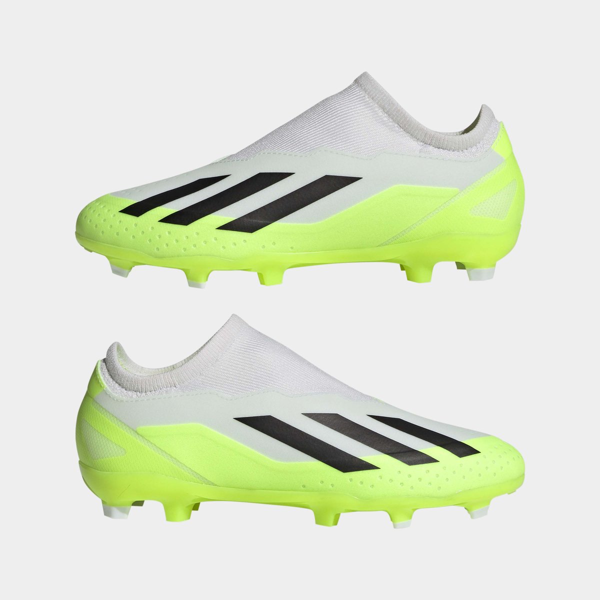 Adidas green and white best sale football boots