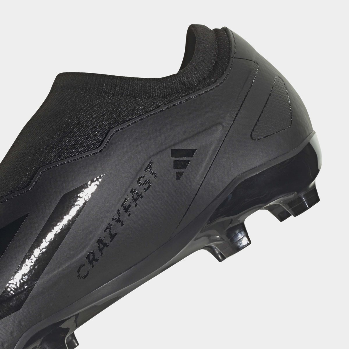 Black adidas laceless football 2025 boots