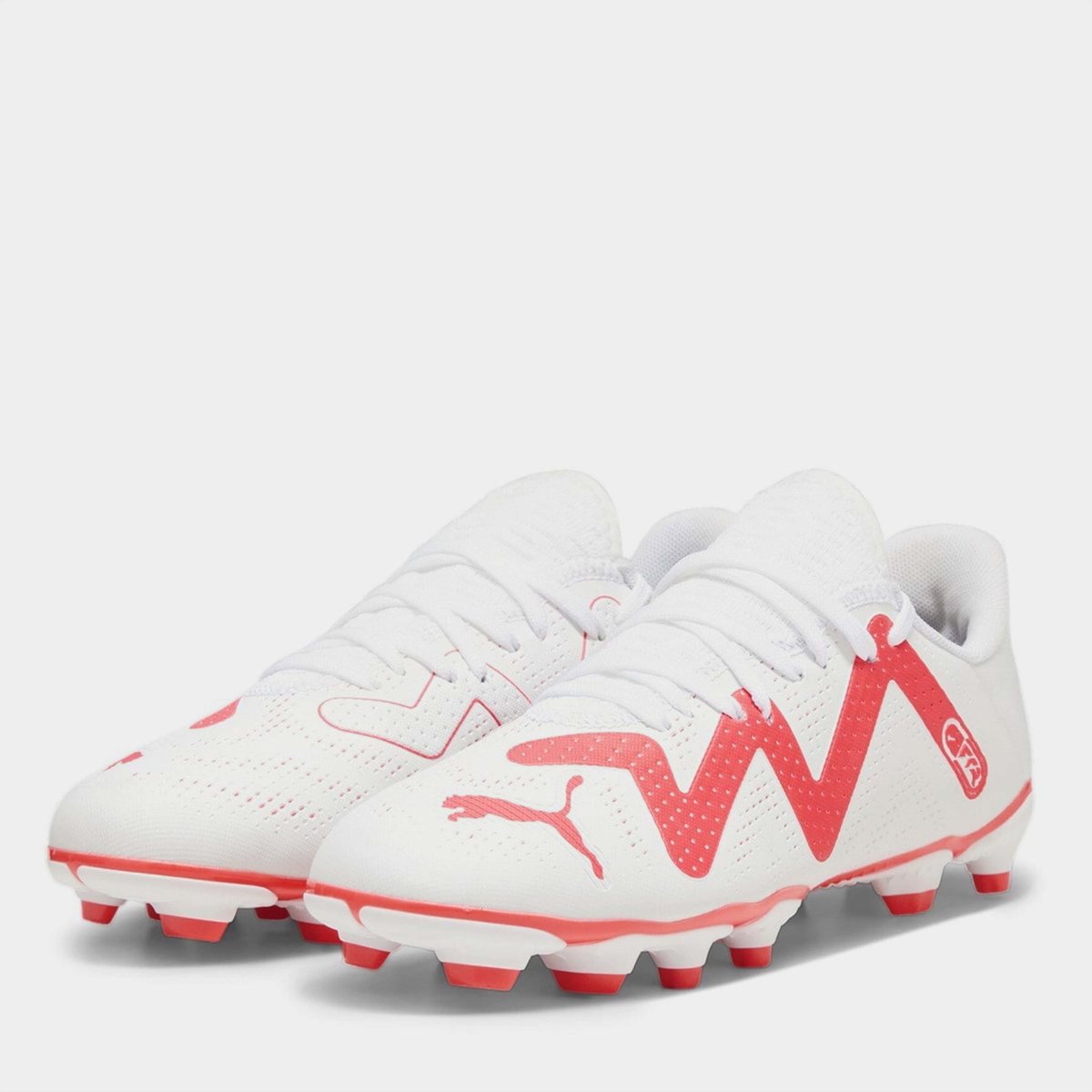 White puma deals soccer cleats