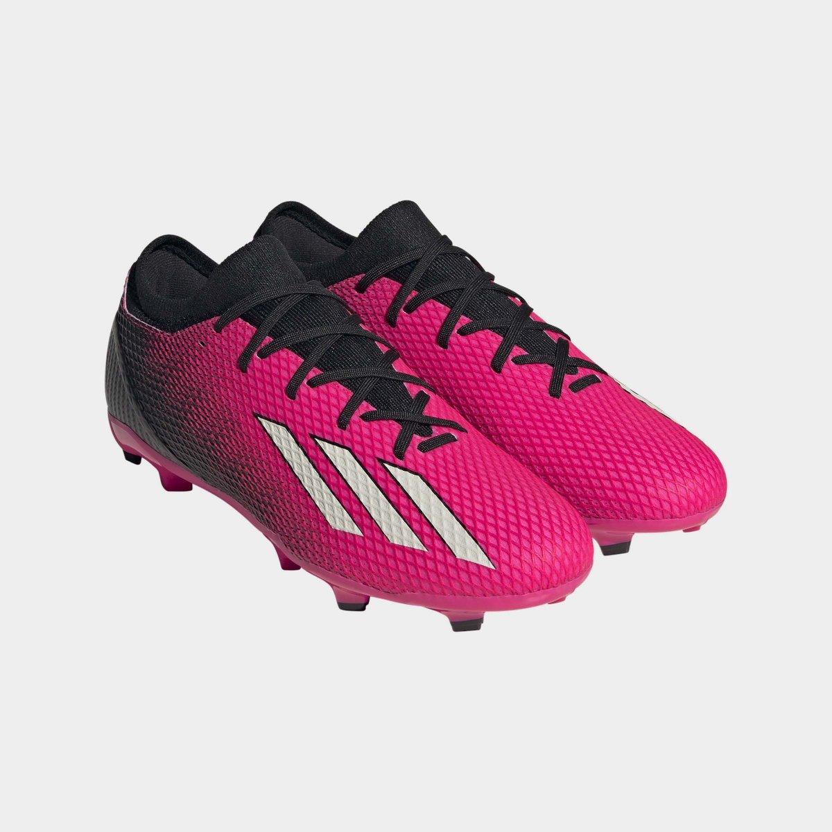 Black adidas best sale with pink