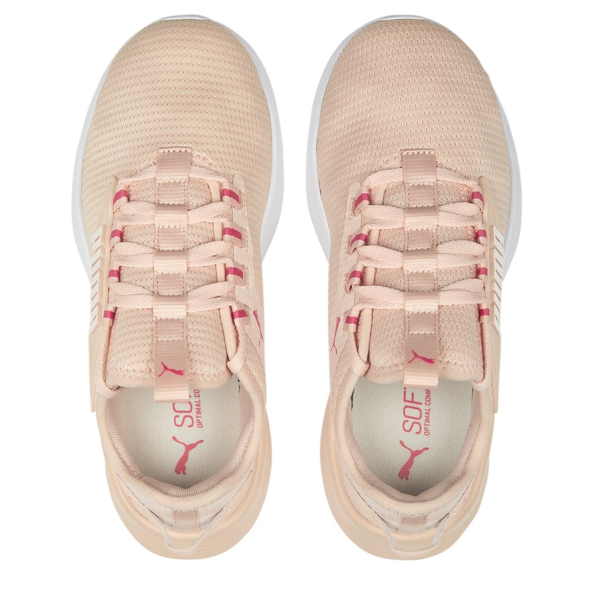 Puma Retaliate 2 Junior Girls Trainers Pink White 33.00