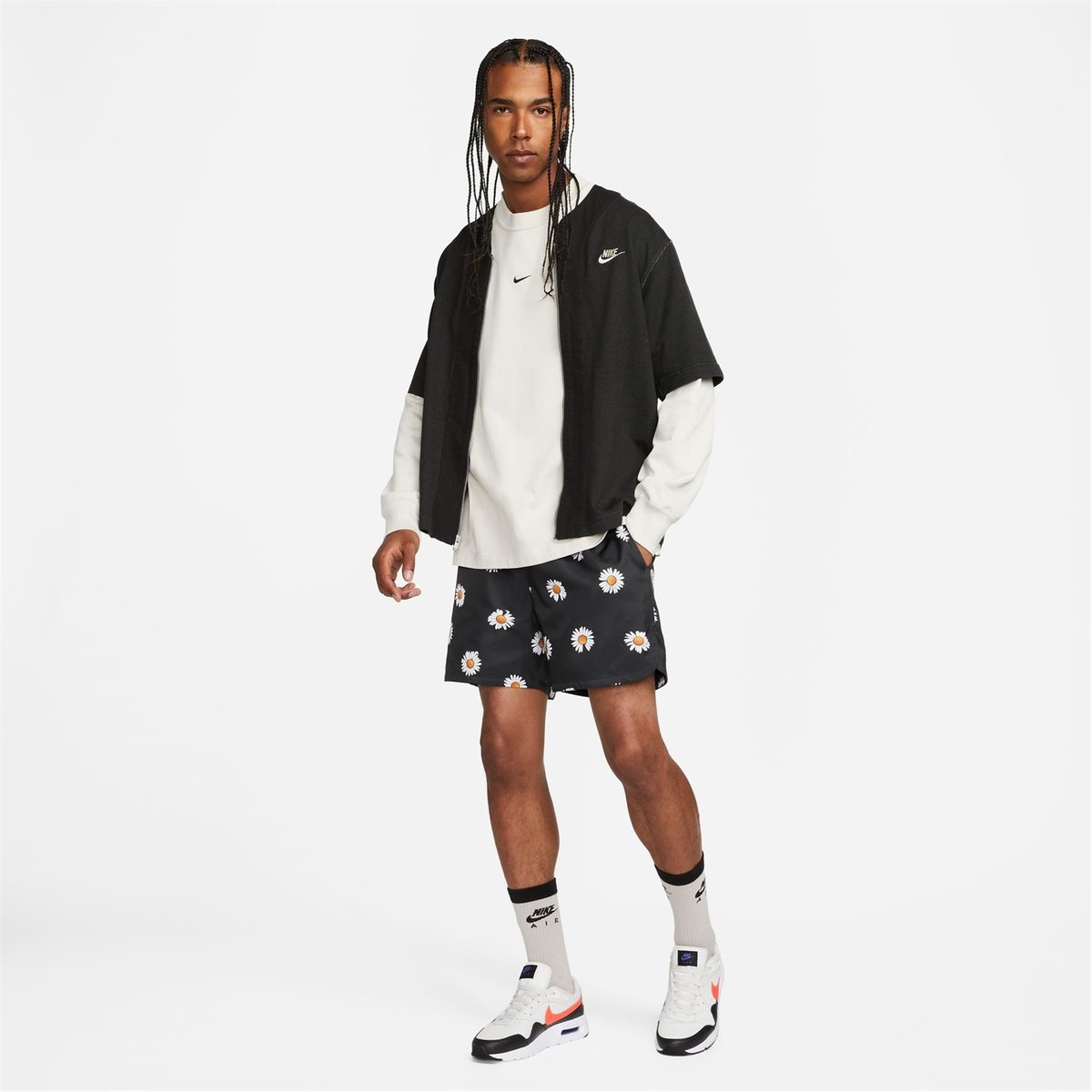 Nike aop hotsell swoosh shorts