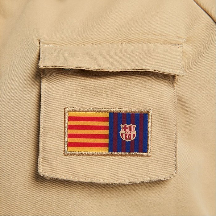 Barcelona Swoosh Womens Full Zip Woven Jacket 2022 2023 Womens