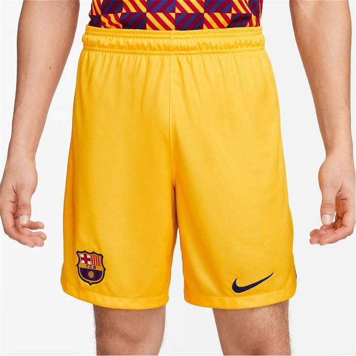 Barcelona Fourth Senyera Shorts 2023 2024 Adults
