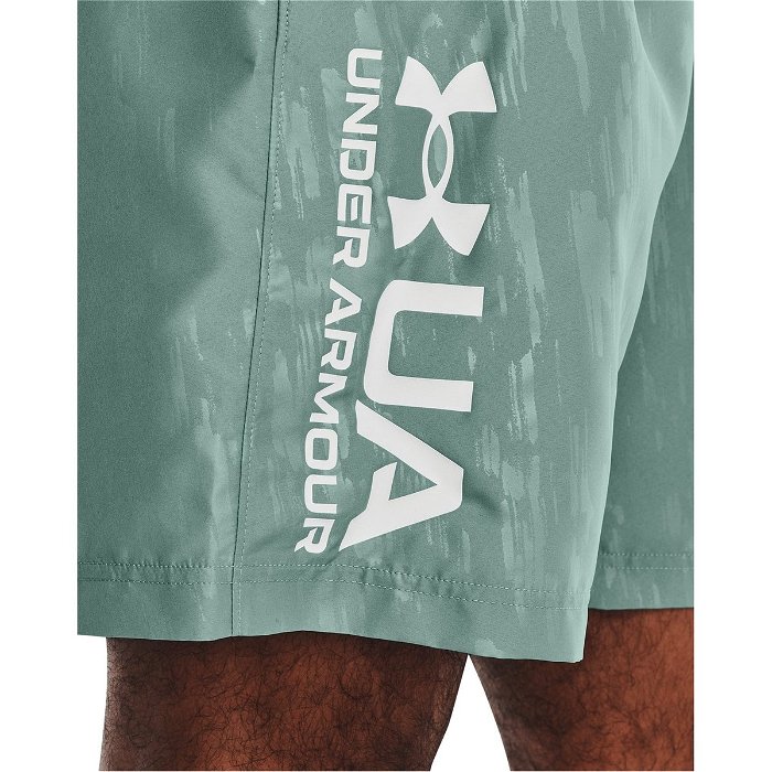 Woven Embossed Shorts Mens