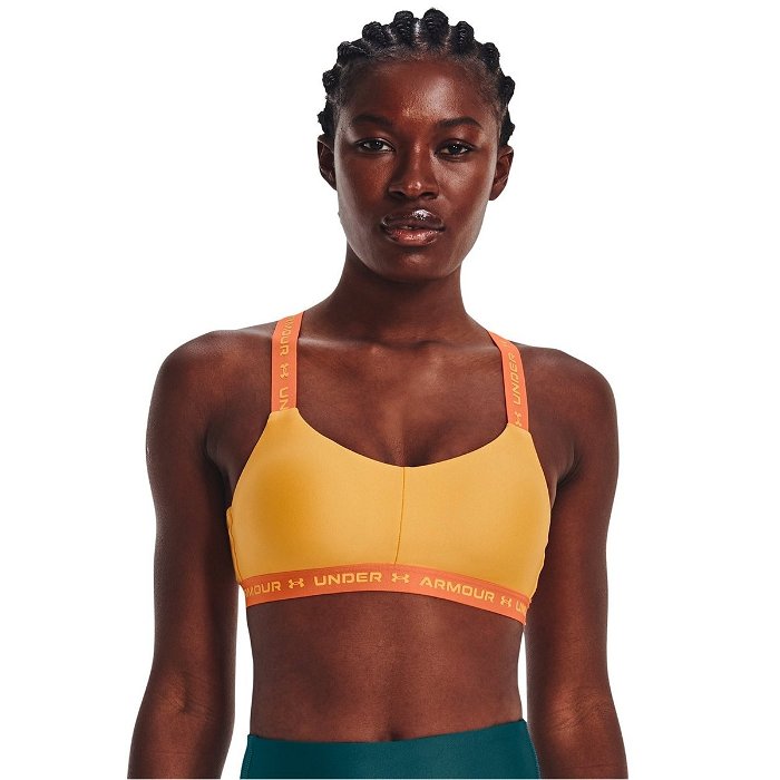 Under Armour Armour Crossback Low Impact Sports Bra Yellow, £14.00