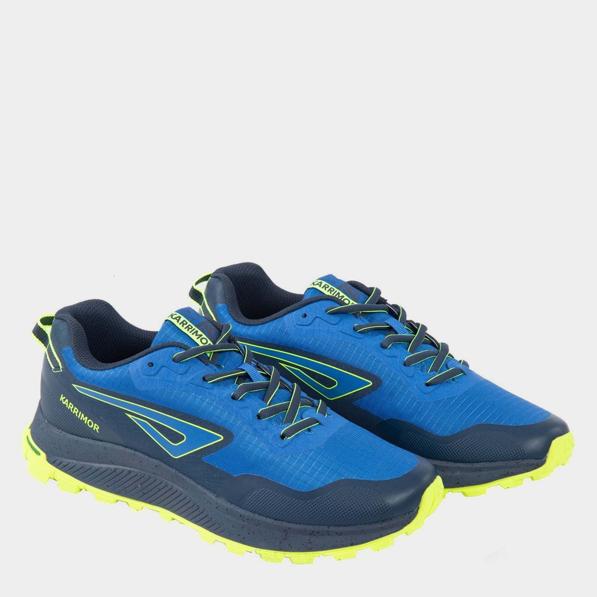 Karrimor Tempo TR 8 Mens Trail Running Shoes Blue Lime 30.00