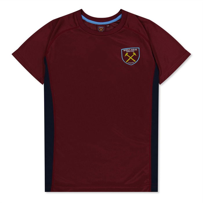 Ham United Poly T Shirt Juniors