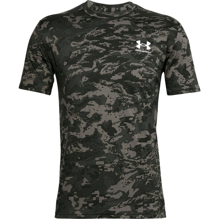 UA ABC Camo Short Sleeve T Shirt Mens