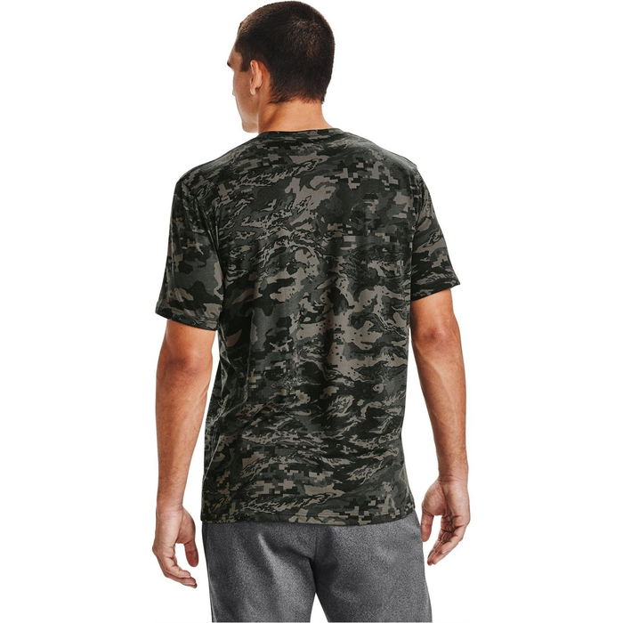 UA ABC Camo Short Sleeve T Shirt Mens