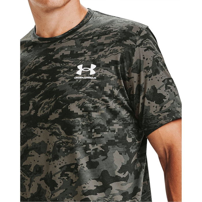 UA ABC Camo Short Sleeve T Shirt Mens