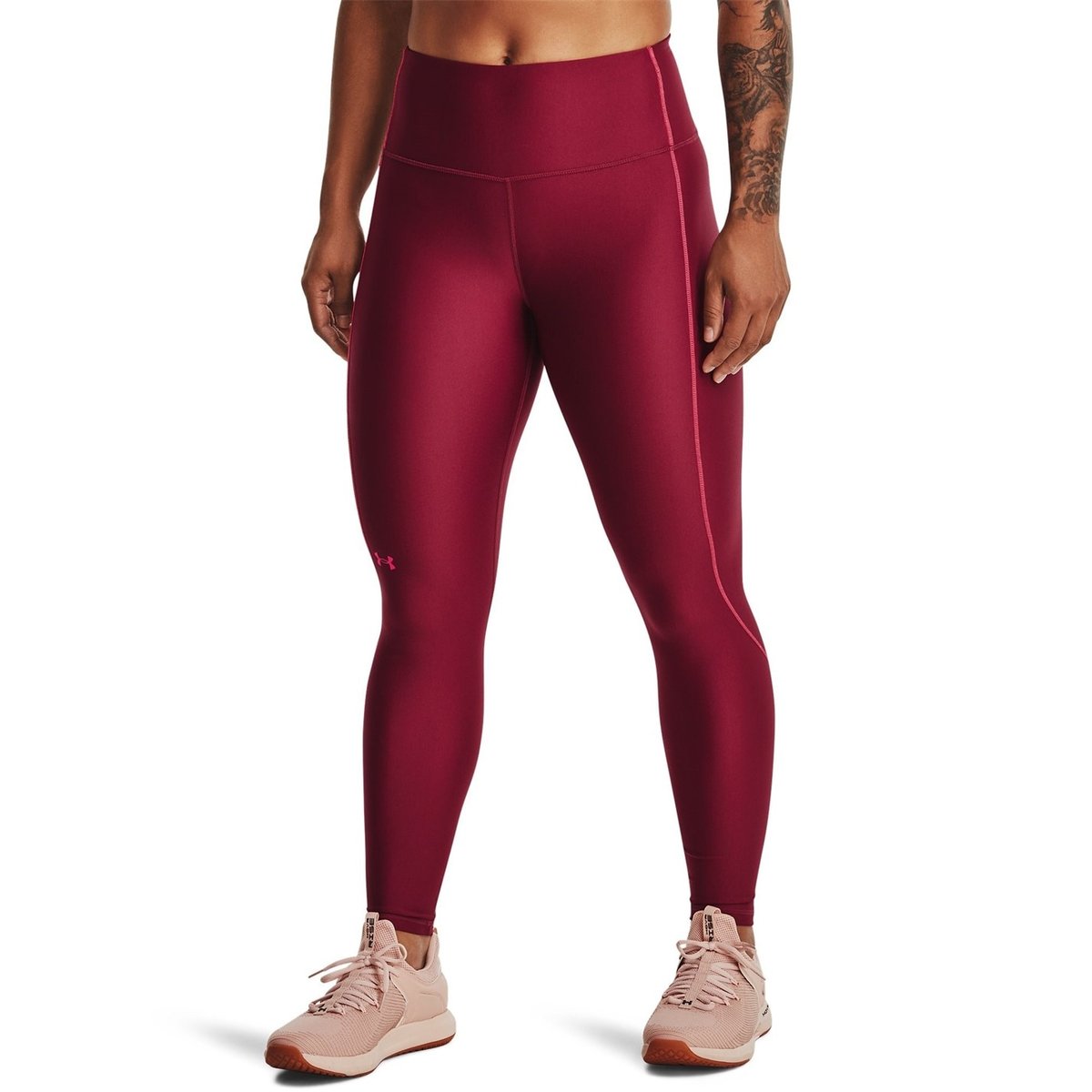 Under armour hot sale burgundy leggings