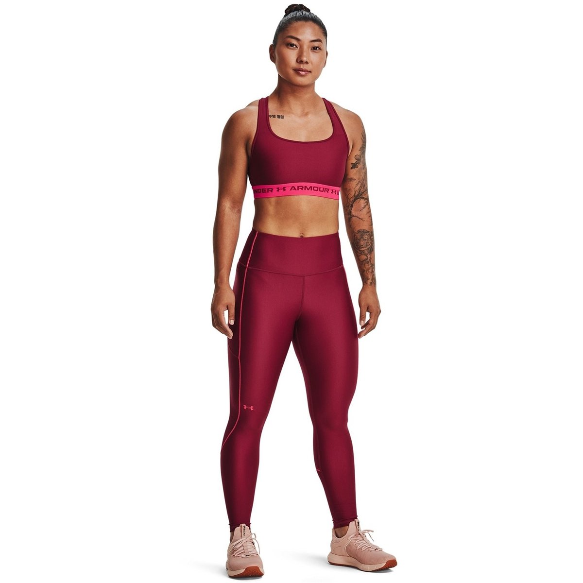 Under armour best sale burgundy leggings