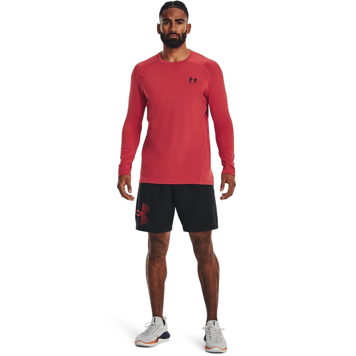 Under armour clearance red long sleeve