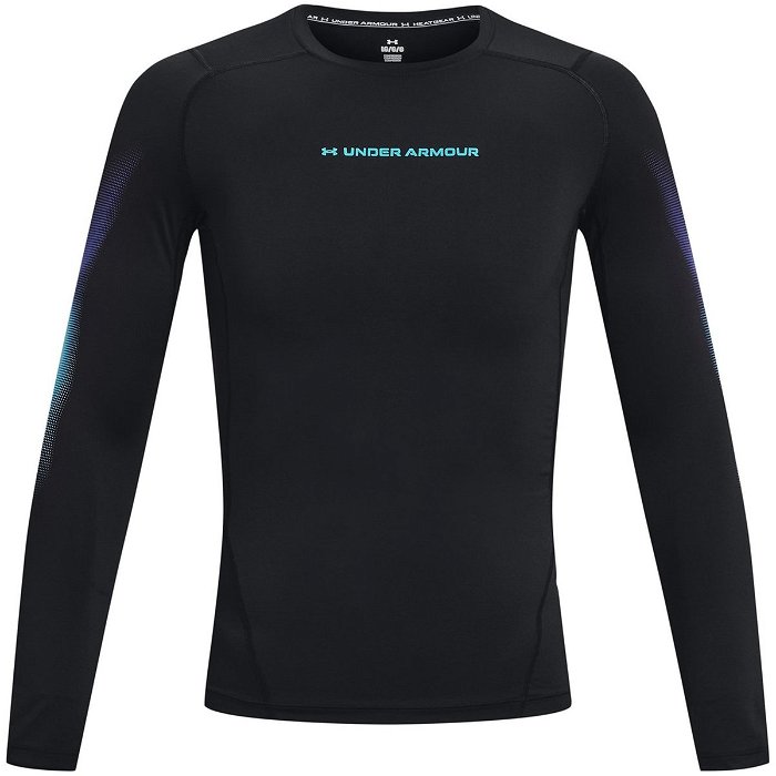 Under Armour HeatGear® Long Sleeve Black/Blue Surf, £28.00