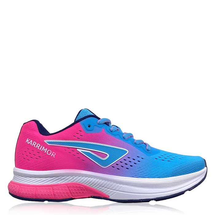 Karrimor Tempo 8 Ladies Running Shoes Blue/Pink,
