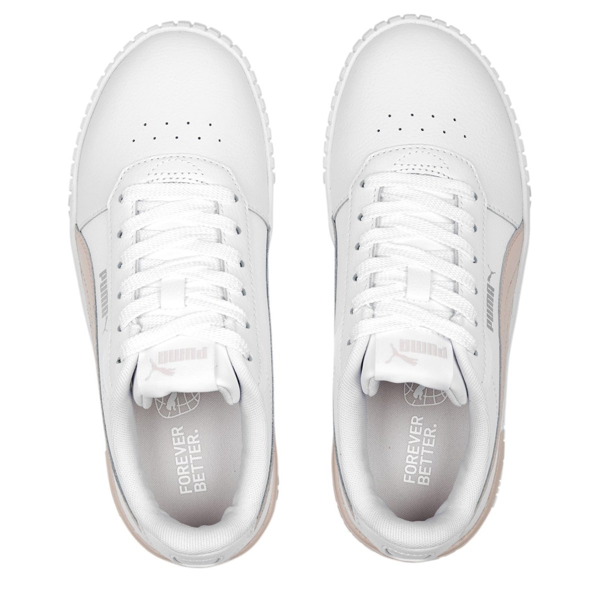 Puma white best sale trainers junior