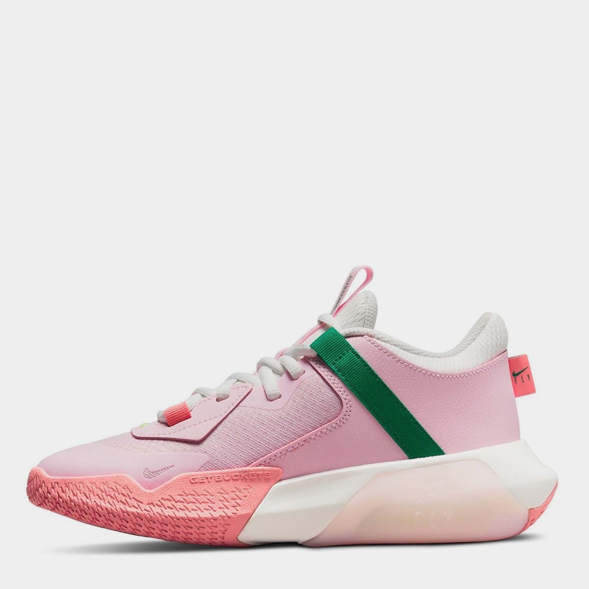 Kids pink basketball store shoes